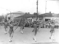 Першотравнева демонстрація. 1980 рік.