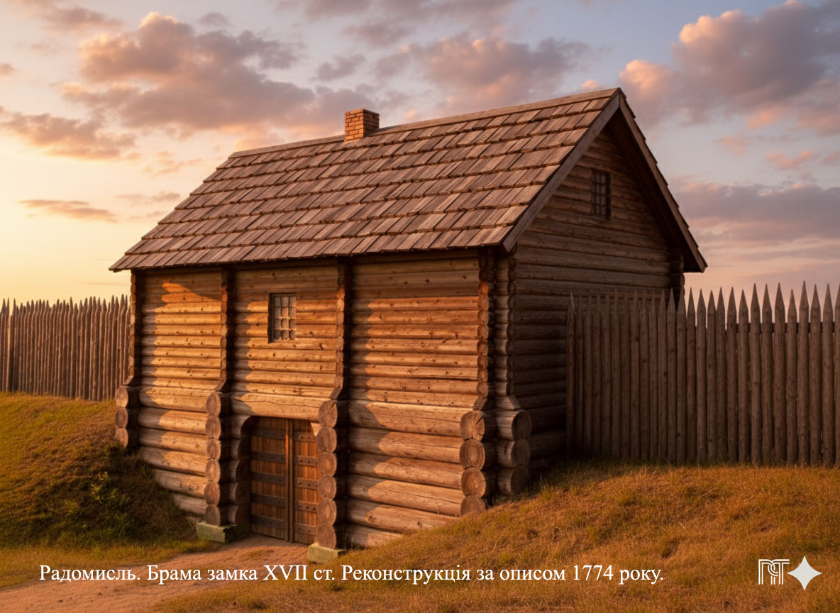 Брама в променях сонця, що заходить